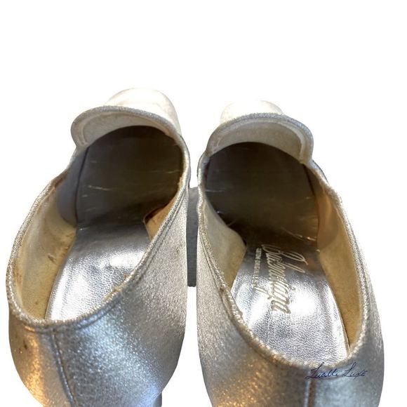 Vintage Balenciaga silver pump in box - Picture 6 of 15